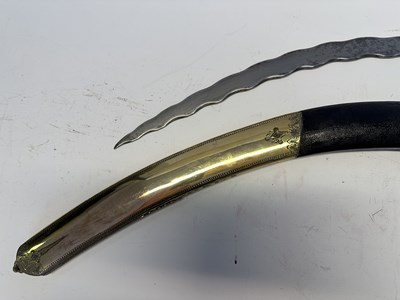 Lot 79 - A BRITISH OFFICER’S MAMELUKE-HILTED SHAMSHIR IN THE OTTOMAN FASHION, EARLY 19TH CENTURY