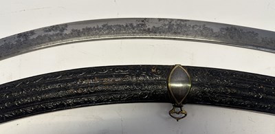 Lot 78 - AN INDIAN SHAMSHIR FOR A BRITISH OFFICER, EARLY 19TH CENTURY