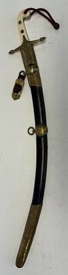 Lot 80 - A BRITISH OFFICER’S MAMELUKE-HILTED SABRE IN THE OTTOMAN FASHION, EARLY 19TH CENTURY