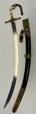 Lot 80 - A BRITISH OFFICER’S MAMELUKE-HILTED SABRE IN THE OTTOMAN FASHION, EARLY 19TH CENTURY