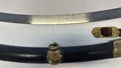Lot 80 - A BRITISH OFFICER’S MAMELUKE-HILTED SABRE IN THE OTTOMAN FASHION, EARLY 19TH CENTURY