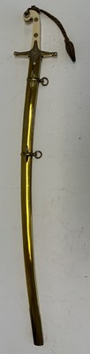 Lot 81 - AN 1831 PATTERN GENERAL OFFICER’S MAMELUKE HILTED SABRE RETAILED BY MEYERS, MORTIMER & CO.