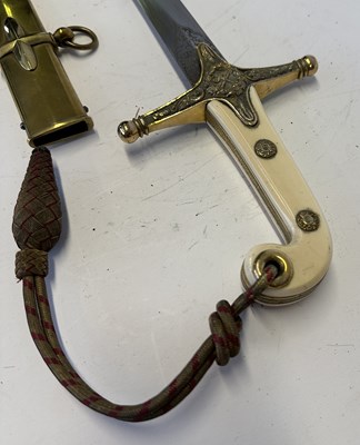 Lot 81 - AN 1831 PATTERN GENERAL OFFICER’S MAMELUKE HILTED SABRE RETAILED BY MEYERS, MORTIMER & CO.