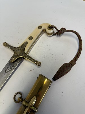 Lot 81 - AN 1831 PATTERN GENERAL OFFICER’S MAMELUKE HILTED SABRE RETAILED BY MEYERS, MORTIMER & CO.