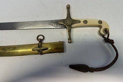 Lot 81 - AN 1831 PATTERN GENERAL OFFICER’S MAMELUKE HILTED SABRE RETAILED BY MEYERS, MORTIMER & CO.