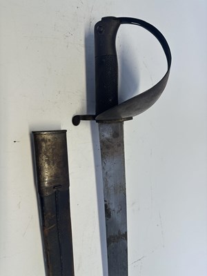 Lot 96 - AN 1859 PATTERN MKII NAVAL CUTLASS BAYONET, NO. 4074, CIRCA 1860