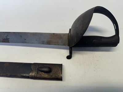 Lot 96 - AN 1859 PATTERN MKII NAVAL CUTLASS BAYONET, NO. 4074, CIRCA 1860