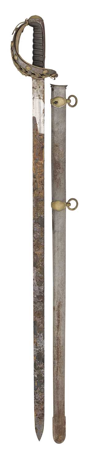 Lot 83 - A 1ST LIFE GUARDS OFFICER’S SWORD BY PROSSER, MANUFACTURER TO THE KING, CHARING CROSS