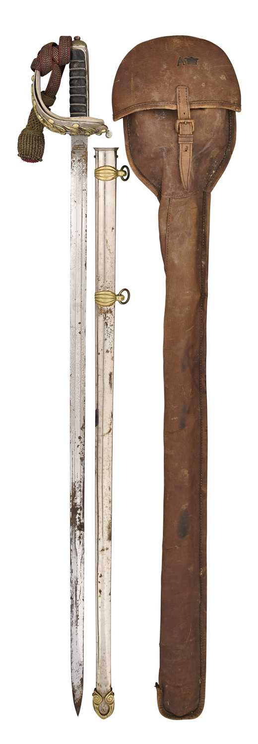 Lot 91 - THE 1874 PATTERN ROYAL HORSE GUARDS OFFICER’S SWORD OF CHARLES PAGET, 6TH MARQUESS OF ANGLESEY