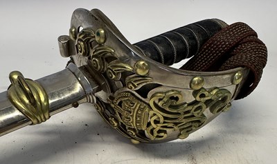 Lot 91 - THE 1874 PATTERN ROYAL HORSE GUARDS OFFICER’S SWORD OF CHARLES PAGET, 6TH MARQUESS OF ANGLESEY