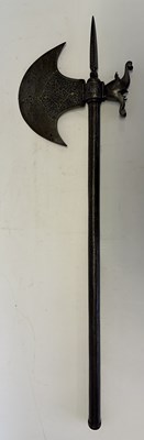 Lot 20 - A PERSIAN AXE, QAJAR, 19TH CENTURY
