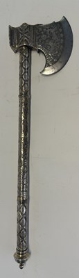 Lot 14 - AN INDIAN AXE, 19TH CENTURY, PROBABLY KUTCH