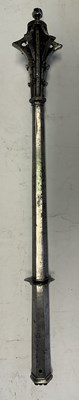 Lot 65 - A RARE GERMAN GOTHIC STEEL MACE, LATE 15TH CENTURY