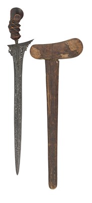 Lot 507 - A BALINESE KRIS, PROBABLY 18TH CENTURY