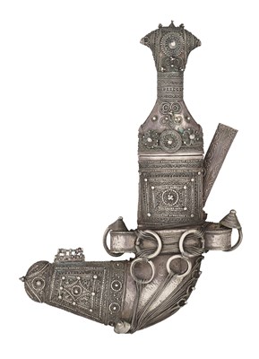 Lot 517 - AN ARAB JAMBIYA, 19TH CENTURY