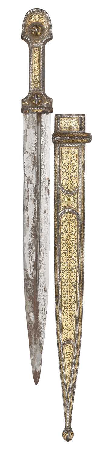 Lot 29 - A CAUCASIAN KINDJAL, 19TH CENTURY