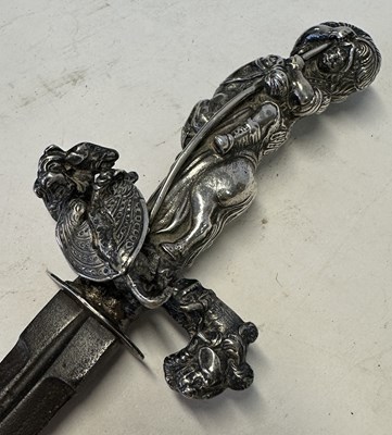 Lot 47 - A SILVER-HILTED RAPIER, POSSIBLY MID-17TH CENTURY