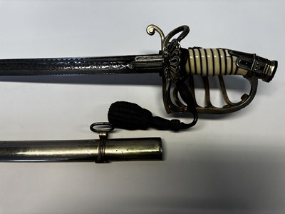 Lot 109 - AN EXTREMELY RARE AND FINE ‘WHITE RUSSIAN’ PRESENTATION SABRE TO THE COMMANDER OF THE