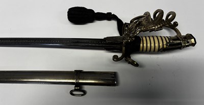 Lot 109 - AN EXTREMELY RARE AND FINE ‘WHITE RUSSIAN’ PRESENTATION SABRE TO THE COMMANDER OF THE