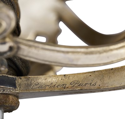 Lot 109 - AN EXTREMELY RARE AND FINE ‘WHITE RUSSIAN’ PRESENTATION SABRE TO THE COMMANDER OF THE