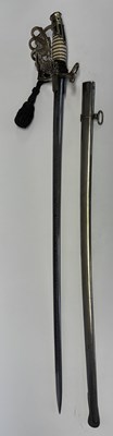 Lot 109 - AN EXTREMELY RARE AND FINE ‘WHITE RUSSIAN’ PRESENTATION SABRE TO THE COMMANDER OF THE