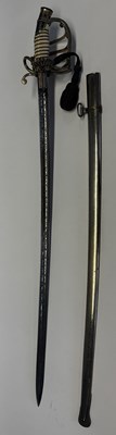 Lot 109 - AN EXTREMELY RARE AND FINE ‘WHITE RUSSIAN’ PRESENTATION SABRE TO THE COMMANDER OF THE