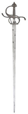 Lot 39 - A FINE SAXON SWEPT-HILT RAPIER, CIRCA 1570