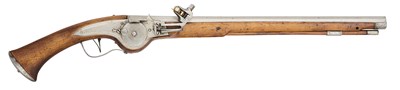 Lot 196 - A NORTH EUROPEAN 30 BORE WHEEL-LOCK HOLSTER PISTOL, CIRCA 1640-50, PROBABLY DUTCH OR GERMAN