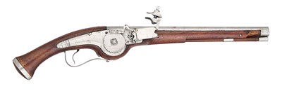 Lot 199 - A NORTH EUROPEAN 23 BORE WHEEL-LOCK HOLSTER PISTOL, MID-17TH CENTURY