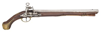 Lot 217 - AN ITALIAN 25 BORE ROMAN-LOCK PISTOL, MID-18TH CENTURY