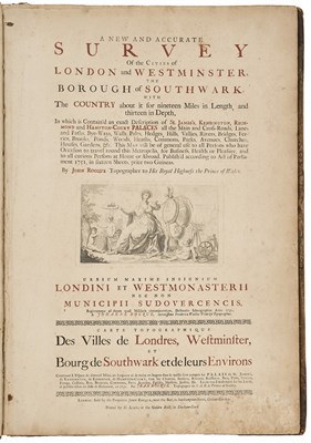 Lot 19 - JOHN ROCQUE (BRITISH 1704-1762)