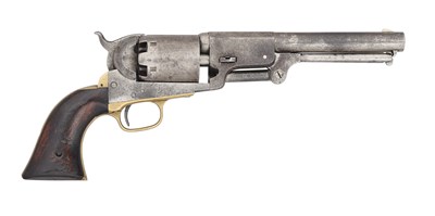 Lot 230 - A RARE COLT HARTFORD-ENGLISH DRAGOON PERCUSSION REVOLVER, NO. 566 FOR 1853