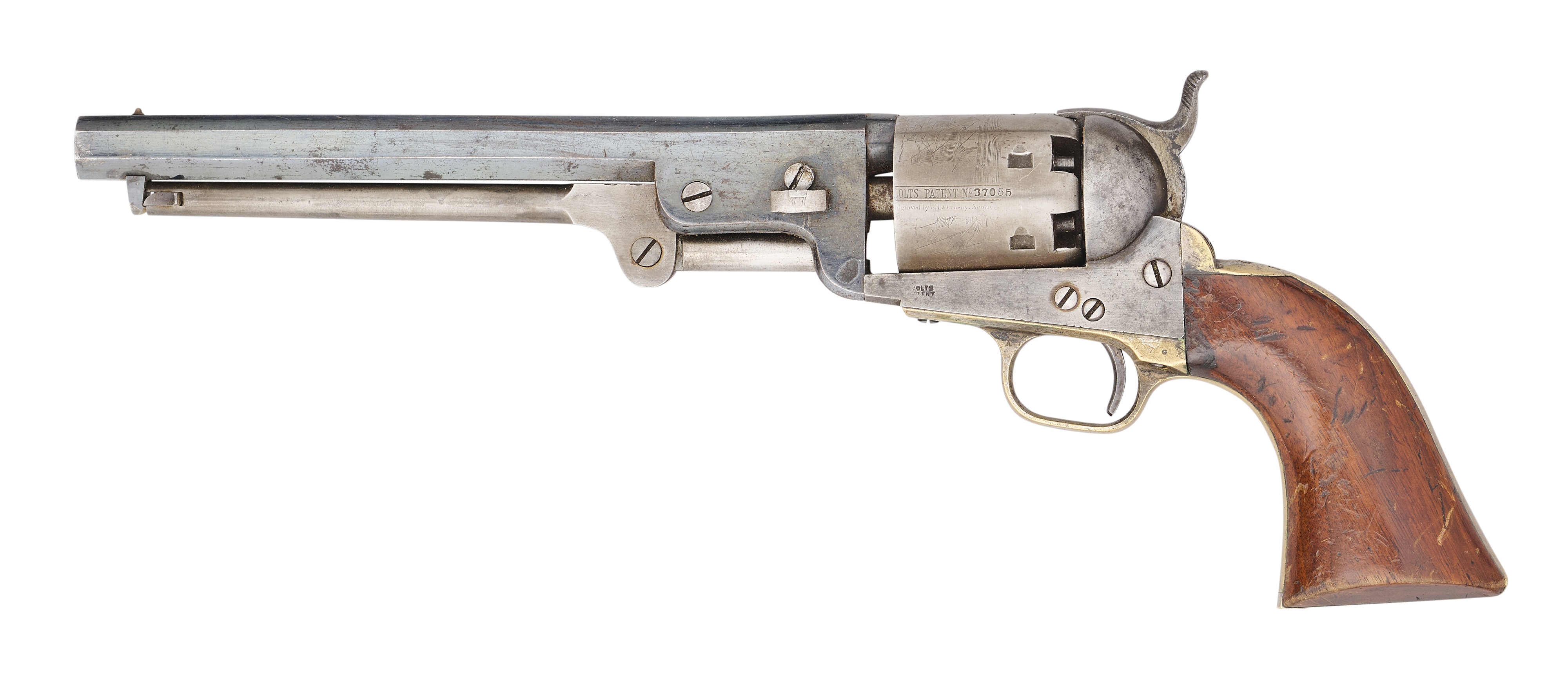 Lot 231 - A PRUSSIAN SYSTEM COLT PERCUSSION REVOLVER