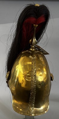Lot 566 - AN 1871 PATTERN OTHER RANKS 3RD (PRINCE OF WALES’S) DRAGOON GUARDS HELMET