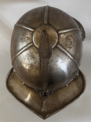Lot 554 - A LOBSTER-TAIL POT HELMET IN 17TH CENTURY STYLE