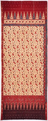 Lot 208 - A JAVANESE BATIK TULIS SARONG, INDONESIA, FIRST HALF 20TH CENTURY