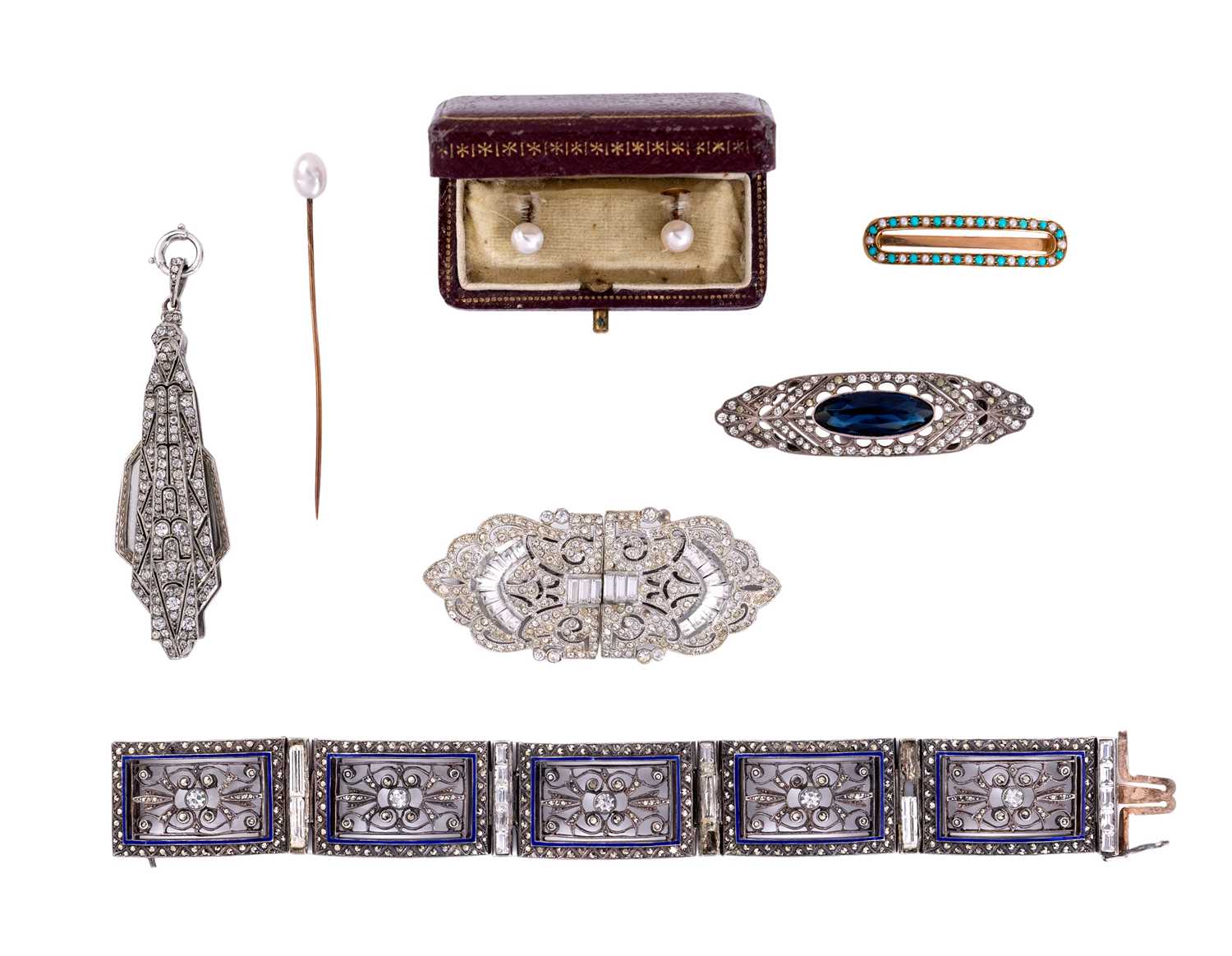 Lot 321 - A COLLECTION OF JEWELLERY, 1900s/1920s