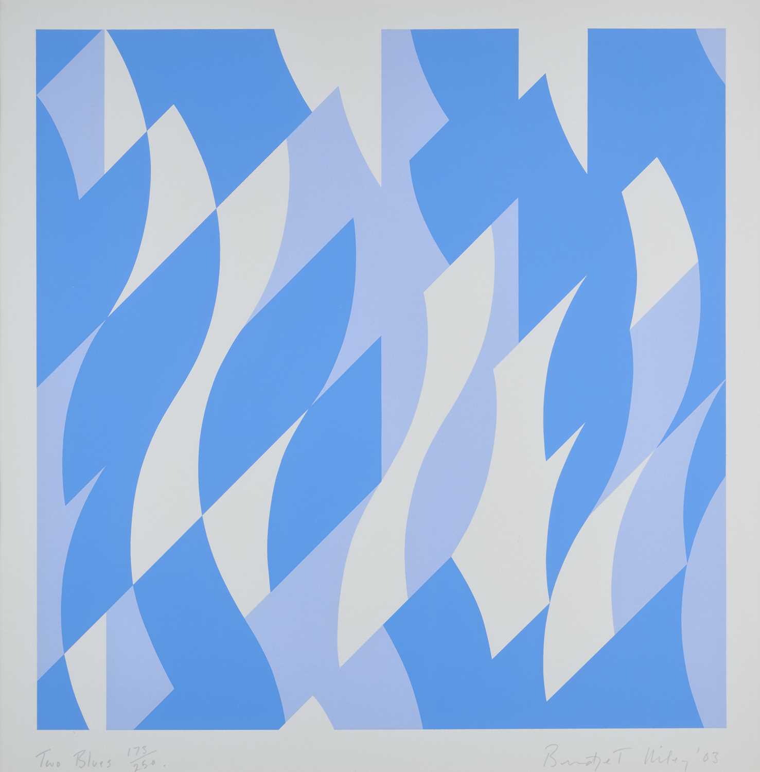 Lot 67 - BRIDGET RILEY (BRITISH B.1931)