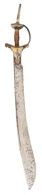 Lot 3 - A RARE INDIAN SOSUN PATA WITH KHANDA HILT, 16TH/17TH CENTURY