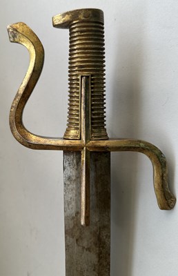 Lot 50 - AN EXTREMELY RARE EAST EUROPEAN HORSEMAN’S BROADSWORD, 17TH OR EARLY 18TH CENTURY