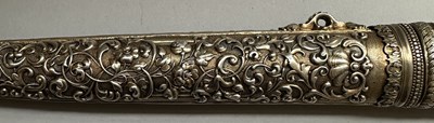 Lot 18 - A FINE FRENCH SILVER-GILT MOUNTED DAGGER OF YATAGHAN FORM BY MANCEAUX A PARIS