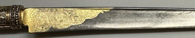 Lot 18 - A FINE FRENCH SILVER-GILT MOUNTED DAGGER OF YATAGHAN FORM BY MANCEAUX A PARIS