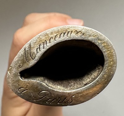 Lot 18 - A FINE FRENCH SILVER-GILT MOUNTED DAGGER OF YATAGHAN FORM BY MANCEAUX A PARIS