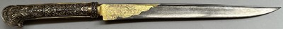 Lot 18 - A FINE FRENCH SILVER-GILT MOUNTED DAGGER OF YATAGHAN FORM BY MANCEAUX A PARIS