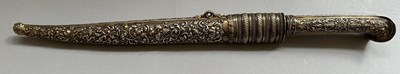 Lot 18 - A FINE FRENCH SILVER-GILT MOUNTED DAGGER OF YATAGHAN FORM BY MANCEAUX A PARIS