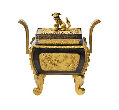 Lot 1 - A FINE AND RARE LARGE SAWASA WARE CENSER, 18TH CENTURY