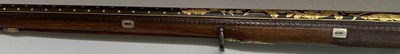 Lot 57 - A FINE AND RARE FRENCH 15 BORE FLINTLOCK SILVER-GILT MOUNTED WILDFOWLING GUN OF PRESENTATION QUALITY