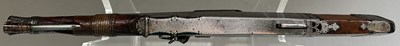 Lot 45 - A VERY RARE INDIAN 50 BORE MATCH-LOCK PISTOL IN THE FORM OF A TORADAR, 18TH CENTURY, PROBABLY JAIPUR