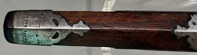 Lot 45 - A VERY RARE INDIAN 50 BORE MATCH-LOCK PISTOL IN THE FORM OF A TORADAR, 18TH CENTURY, PROBABLY JAIPUR