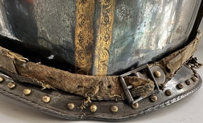 Lot 54 - A RARE AND UNUSUALLY COMPLETE LIGHT CAVALRY OFFICER’S CUIRASS IN EXCEPTIONAL CONDITION